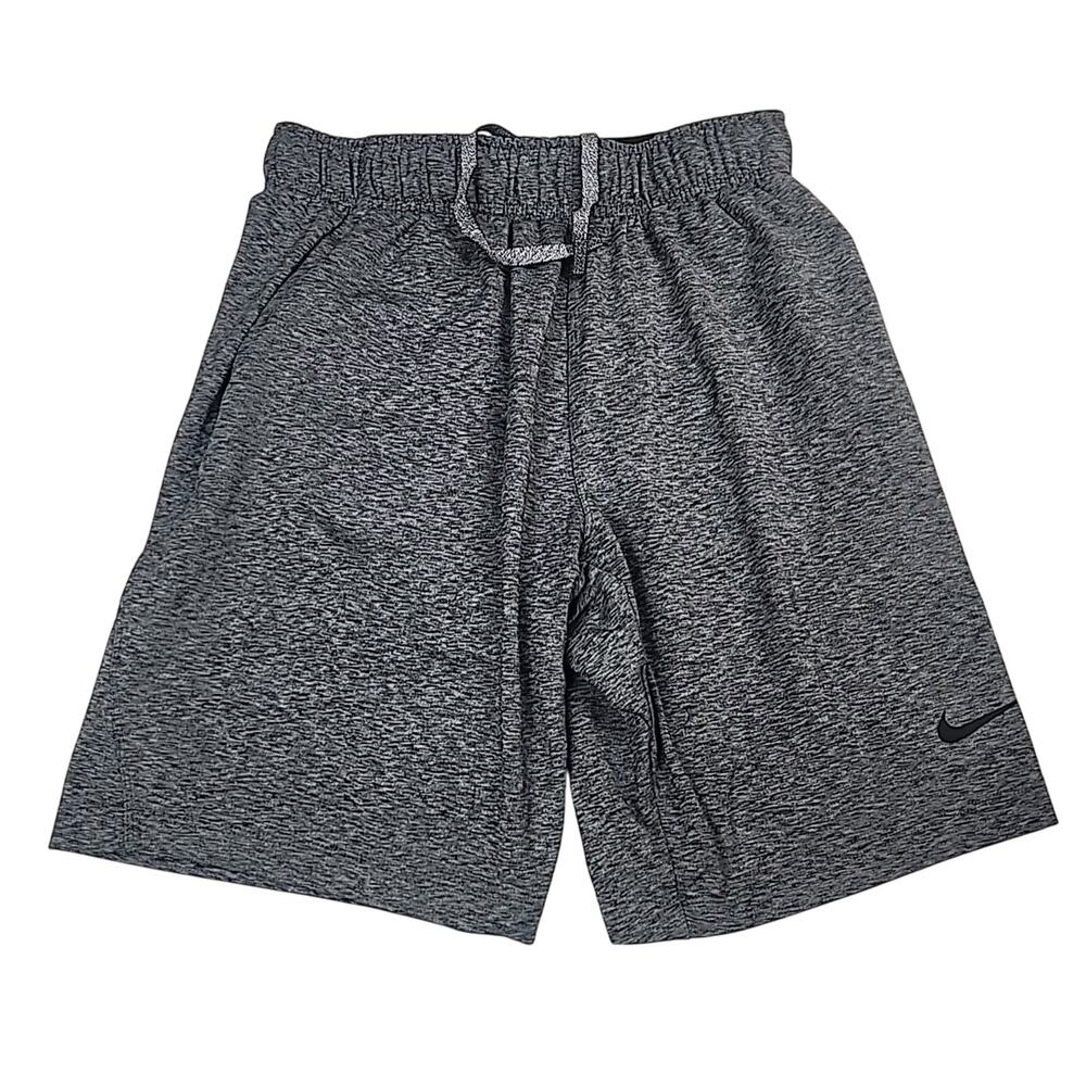 Nike Yoga Shorts Mens Small Gray Dri Fit Drawstring Active Elastic Waist